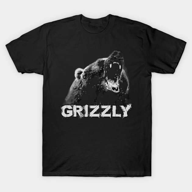 Grizzly Bear T-Shirt by Abili-Tees